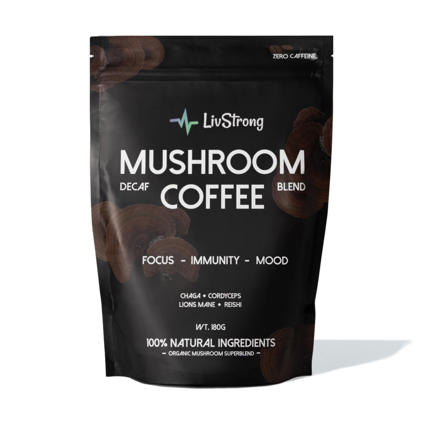 LivStrong Decaf Mushroom Coffee